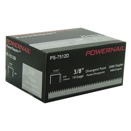 Powernail 7512D 3/8" Carpet Pad Staples (5,000/box)