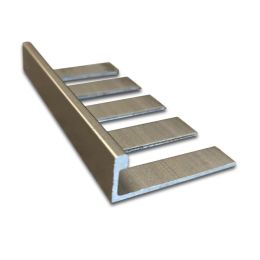 M-D Pro 5/16" x 96" Satin Titanium Tile Edge