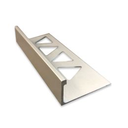 M-D Pro 1/2" x 96" Satin Clear Tile Edge