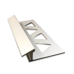 M-D Pro 3/8" x 96" Satin Clear Tile Adapter