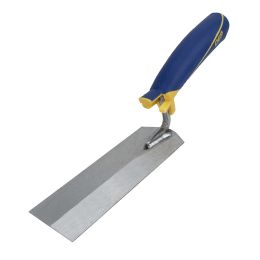 QEP 42112 6" x 2" Comfort Grip Flat Margin Trowel w/Bucket Hook
