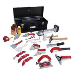 Roberts 10-752 Deluxe Carpet Installation Kit - Includes 22 Tools & 24" Toolbox