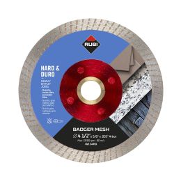 Rubi 4-1/2" Badger Mesh Diamond Blade