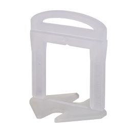 Rubi 1/16" Delta Leveling Clips for 1/2" to 3/4" Tiles (100/Bag)