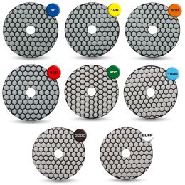 Rubi 4" Dry Polishing Pads