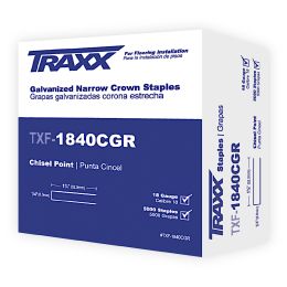 Traxx TXF-1840CGR 1-1/4" Underlayment Staples (5,000/box)