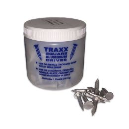 Traxx 7/8" x 3/16" Aluminum Drives (1 lb. Jar)