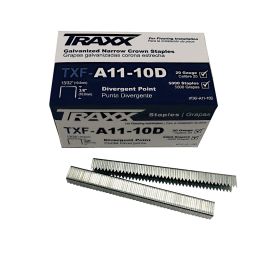 Traxx TXF-A11-10D 3/8" Carpet Pad Staples (5,000/Box)