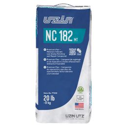 Uzin NC 182 Moisture Tolerant, Low Slump, Patching & Repair Compound, 20 lb Bag