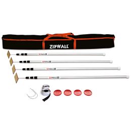 ZipWall 12 ft. Spring Loaded Dust Barrier Poles (4 Pack)