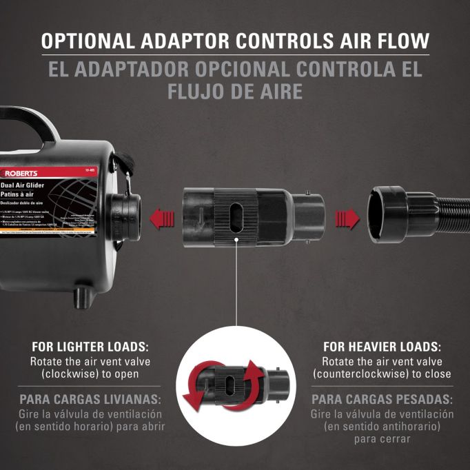 Roberts 10-485 Dual Air Glider w/ Case