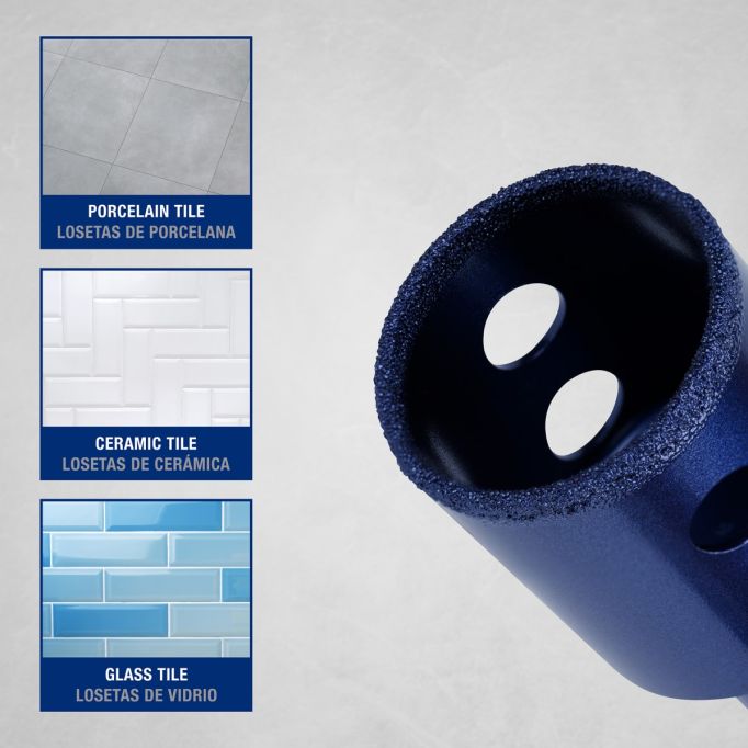 QEP 10472 Xtreme 1-3/8" Diamond Hole Saw for Grinders