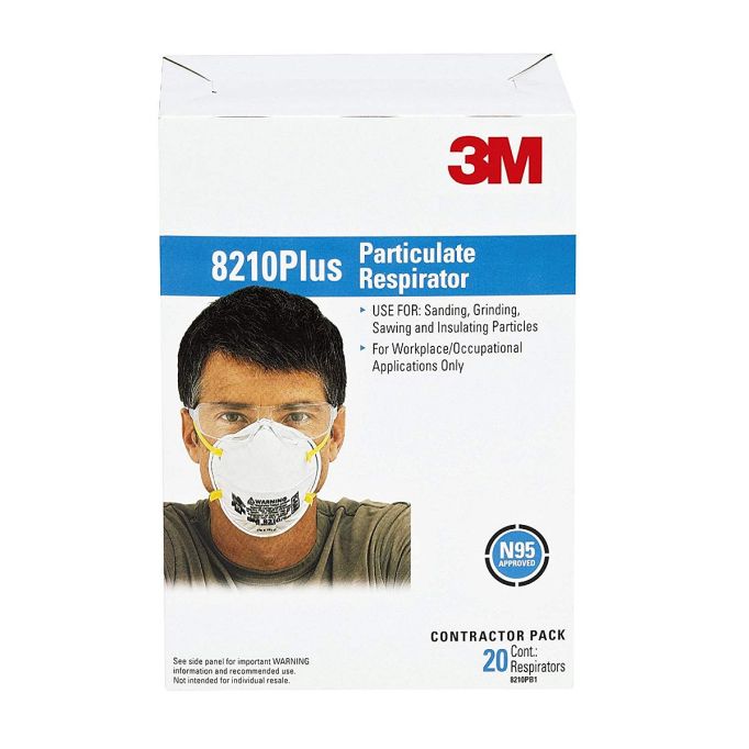 3M 8210 Plus N95 Particulate Respirator (20 Pack) | Tools4Flooring.com