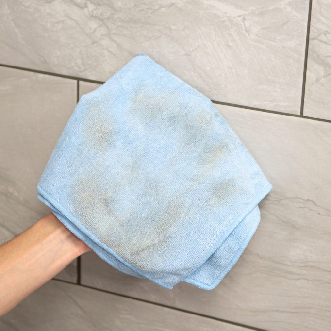 QEP 70018 18" x 18" Microfiber Cloth for Grout Cleaning & Polishing