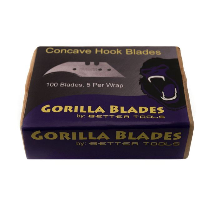 Better Tools 20304 German Concave LVT Hook Blades (10 Pack)