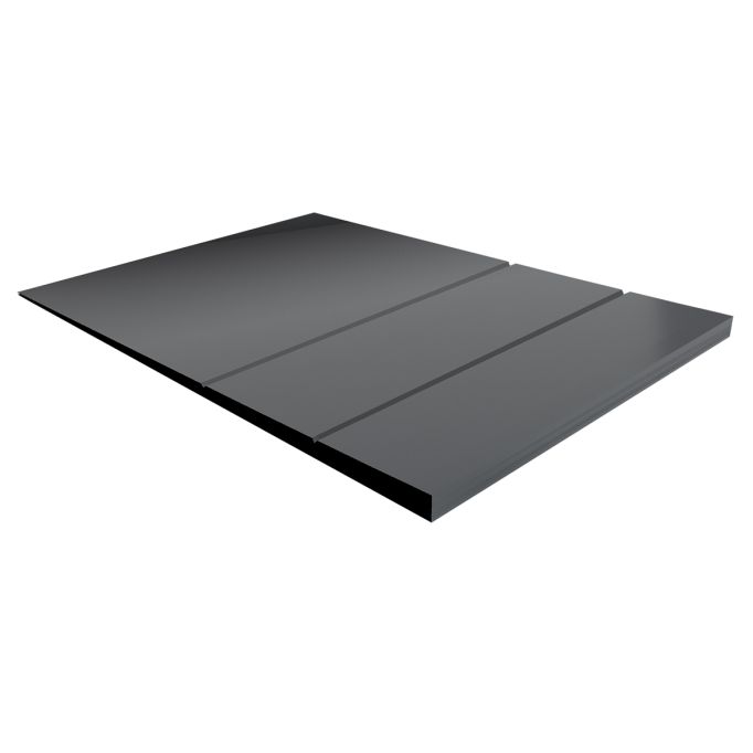 Burke 190 1/4" - 0" Black Subfloor Reducer Ramp, 4' Length