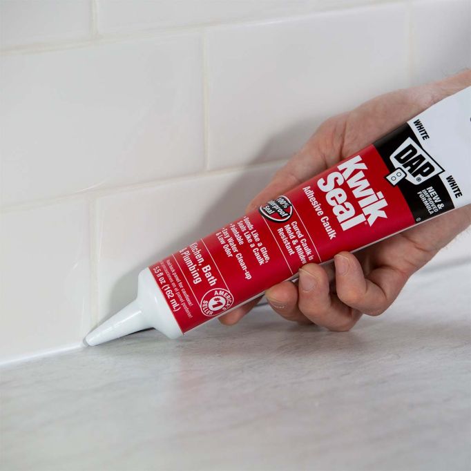 DAP Kwik Seal 5.5 oz. Kitchen & Bath Adhesive Caulk