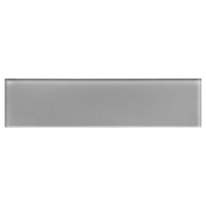GTS Ice Grey Glass Subway Tile, 3" x 12"