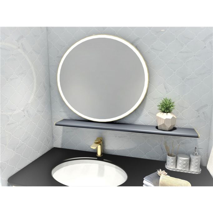 GTS Statuario Recycled Glass Lantern Tile, 12" x 12"
