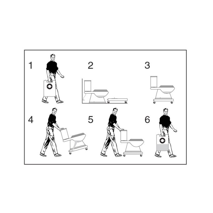 Gundlach TD-1 Toilet Dolly