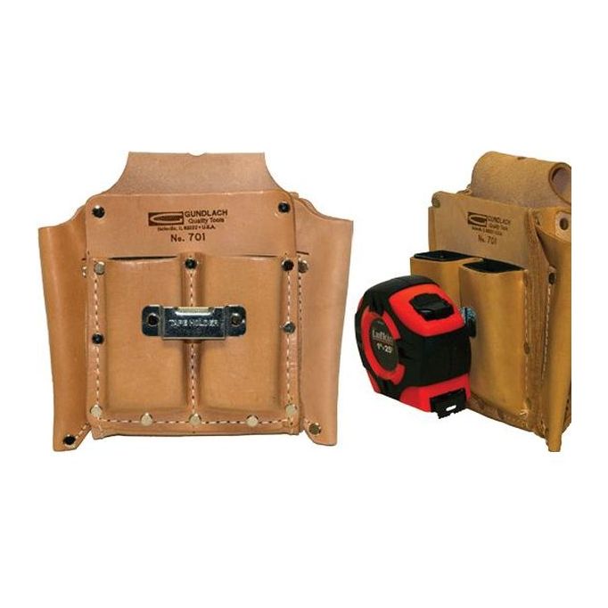 Gundlach 701 Multi Pocket Leather Tool Pouch | Tools4Flooring.com