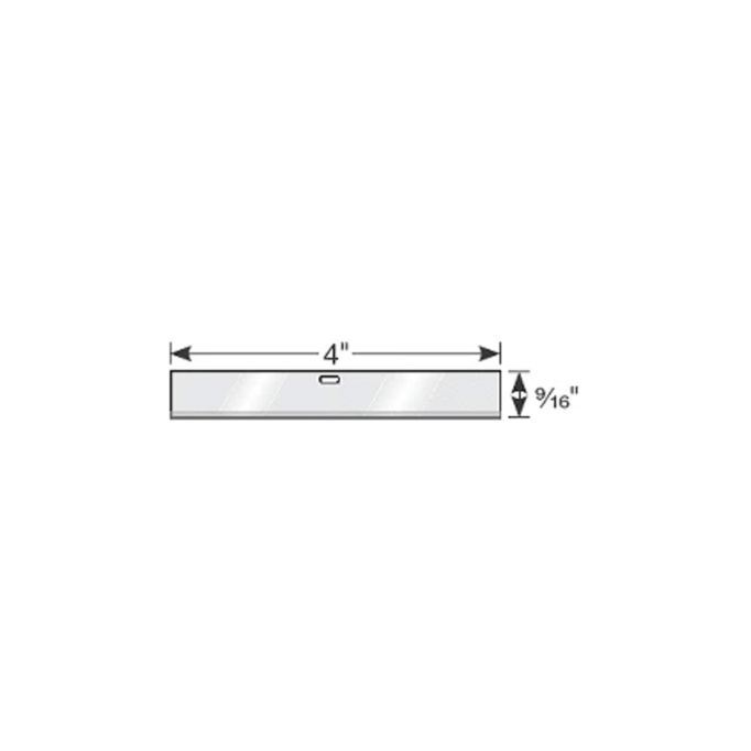 Gundlach 4" Scraper Blades (10/tube)