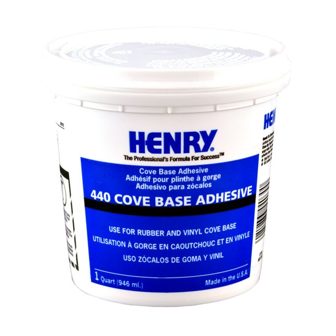 Henry 440 1 Qt. Cove Base Adhesive