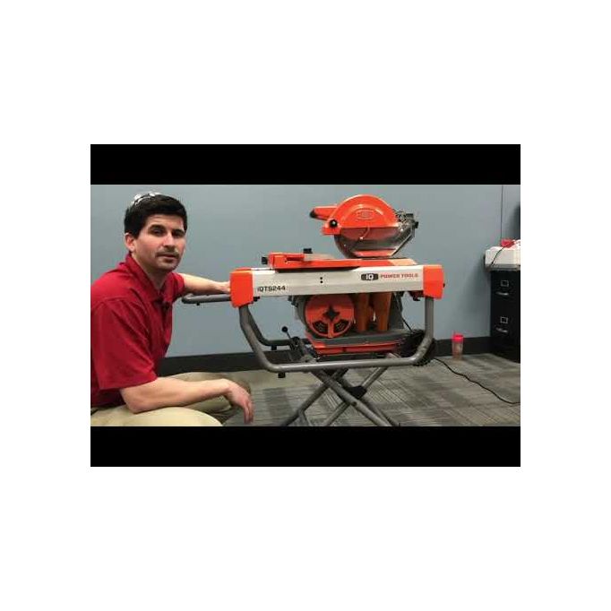 iQTS244 Dry-Cut Dustless Tile Saw w/Stand