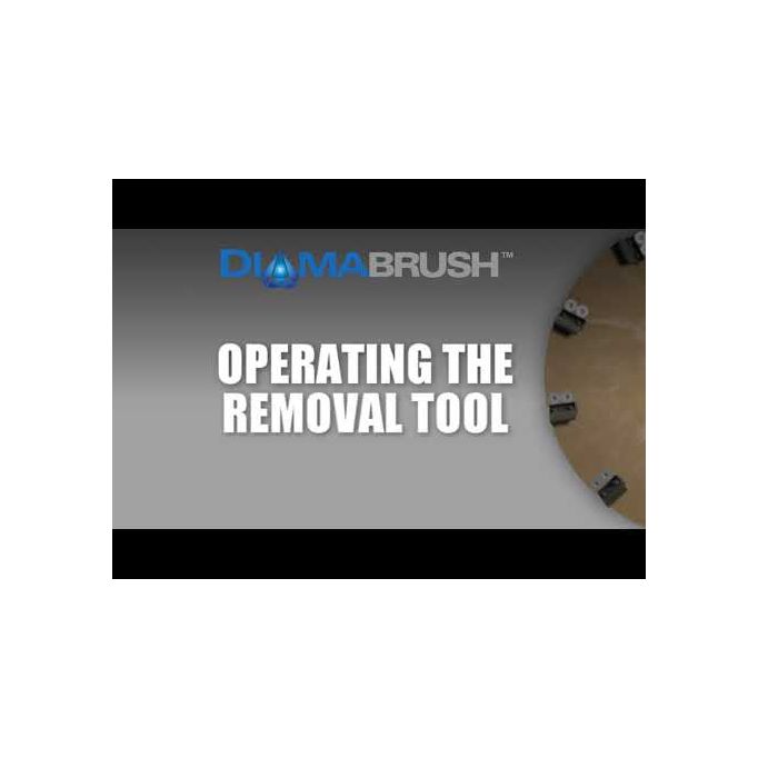 Diamabrush 16" 10 Blade Coating Removal Tool w/NP-9200 Clutch Plate & Riser