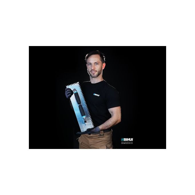 BIHUI Jumbo Switchable Notched Trowel Set (15 Piece