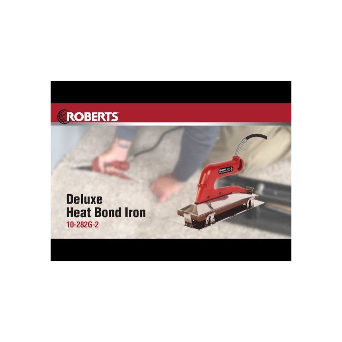 Roberts 10-282G Deluxe Heat Bond Iron (Grooved Base)