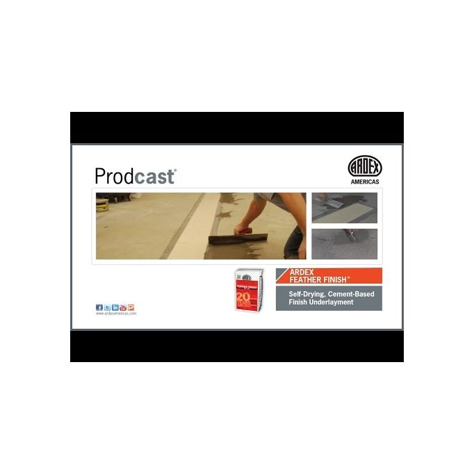 Ardex Feather Finish Self-Drying Cement-Based Finish Underlayment, 10 lb. Bag