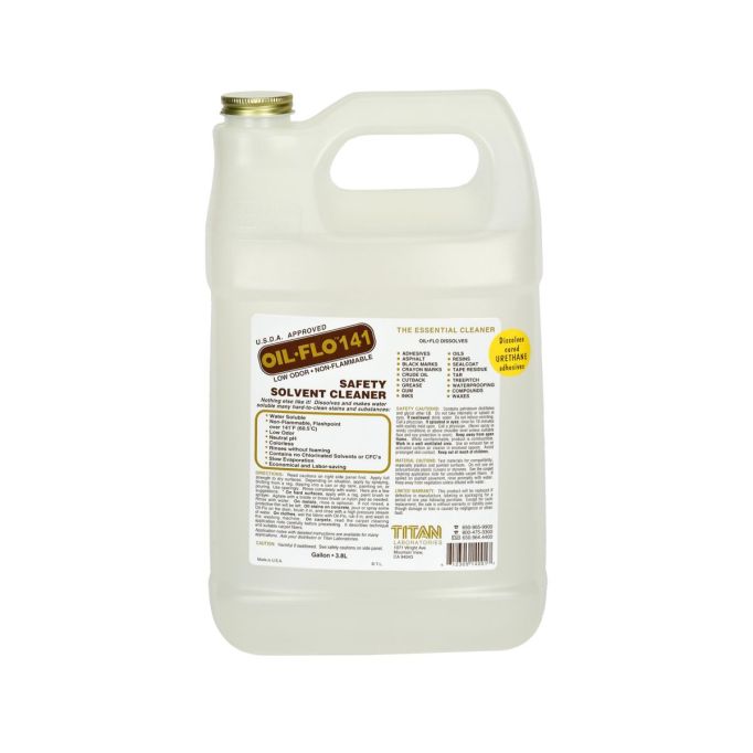 Oil-Flo 141 Safety Solvent Cleaner, Gallon Jug