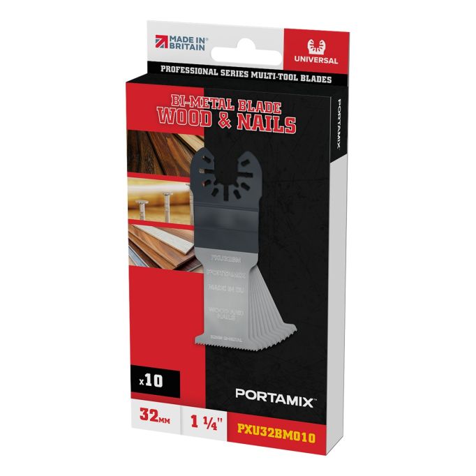 Portamix Universal 1 1/4" Bi-Metal Multi-Tool Blade (10 Pack)