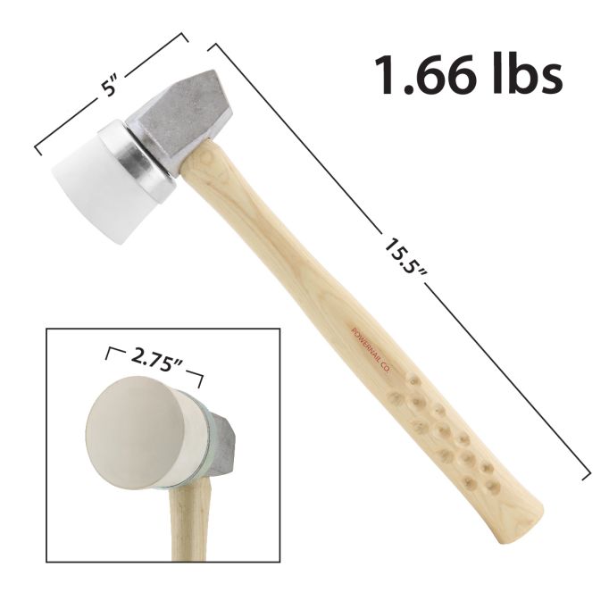 Powernail 2AL Aluminum White Mallet