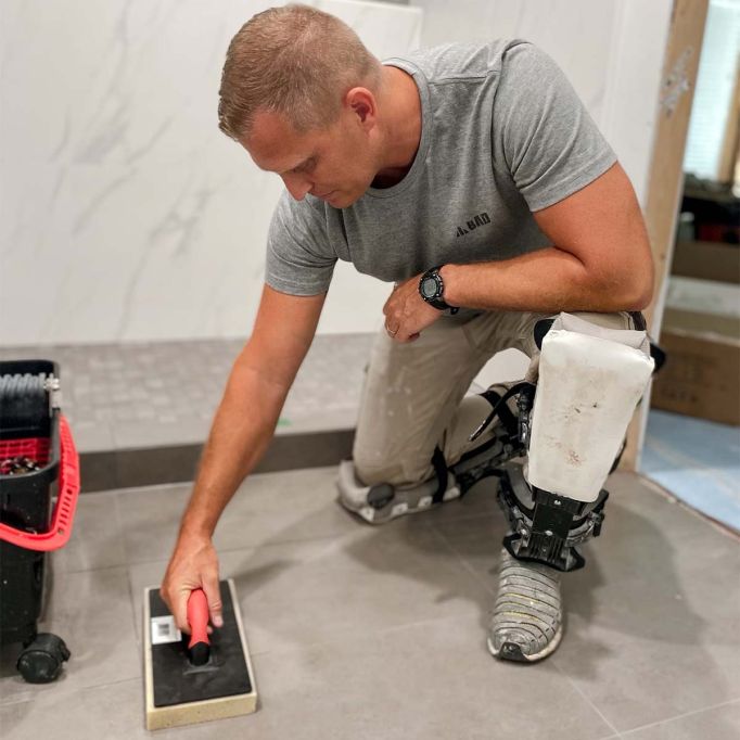 ProKnee 0714 Custom Fit Professional Knee Pads w/ 1" Cushions