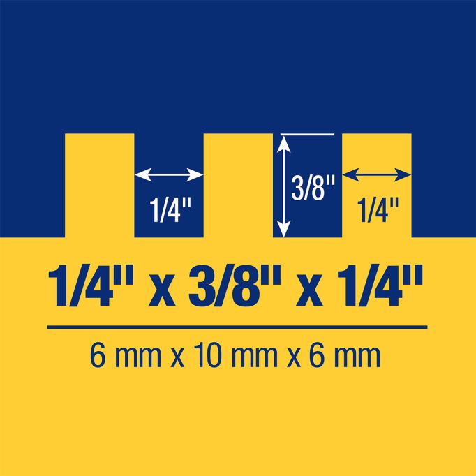 QEP 49951-12 1/4" x 3/8" x 1/4" Square-Notch Cork Handle XL Stainless Steel Trowel