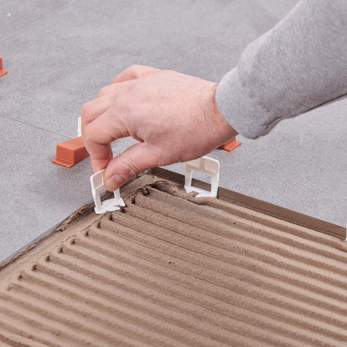 Raimondi 1/8" Red HD Tile Leveling Clips (2,200/Box)