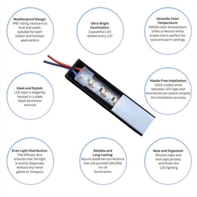 Illuminiche 72" LED Light Channel (3000K)