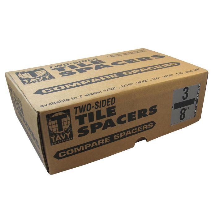 Tavy 3/8" Gray Tile Spacers (400/box)
