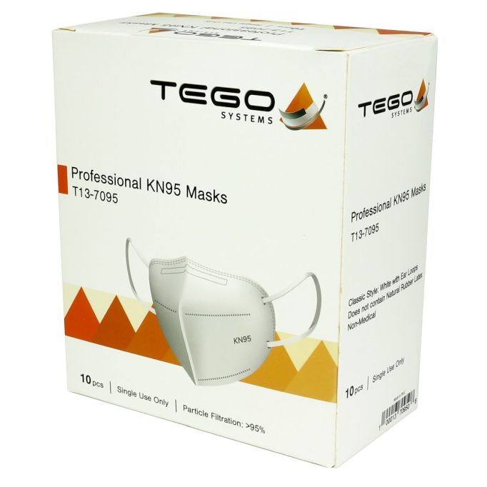 Tego T13-7095 Professional KN95 Masks (10 Pack)