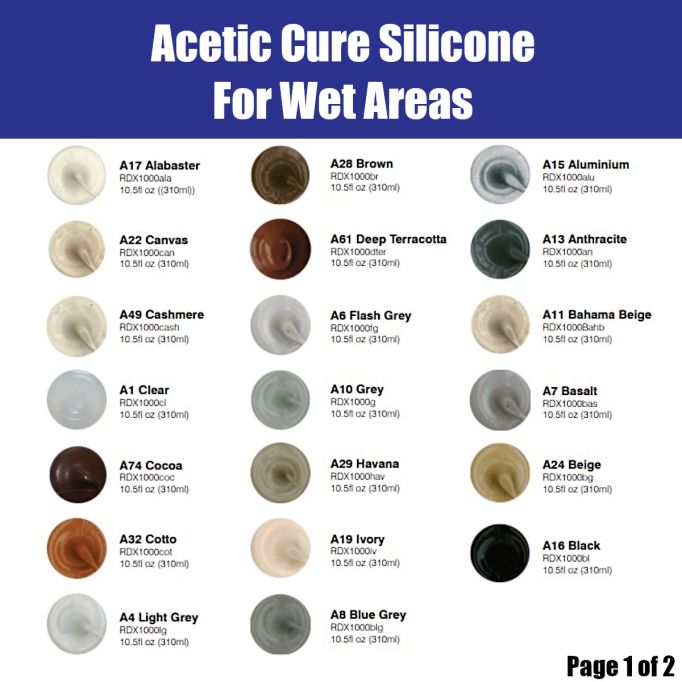 Maxisil Color Match Silicone Grout Sealant