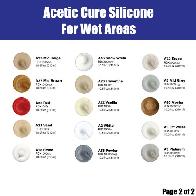 Maxisil Color Match Silicone Grout Sealant