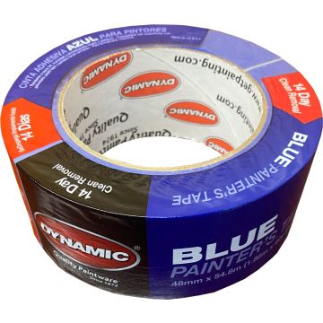 Dynamic 1.88" (48mm) x 60yd Premium Painters Blue Masking Tape
