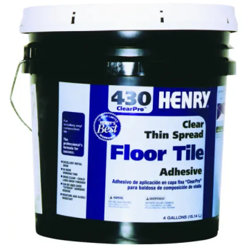 Henry 430 ClearPro VCT Floor Adhesive, 4 Gal. Pail