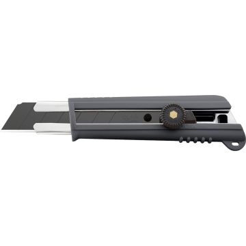 OLFA NH-1 25mm 7-Pt Rubber Grip Ratchet-Lock Extra Heavy-Duty Snap-Off Utility Knife