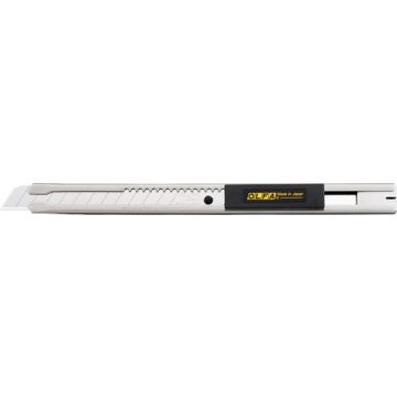 OLFA SVR-2 9mm 13-Pt Stainless-Steel Auto-Lock Precision Snap-Off Utility Knife with Micro Adjustment