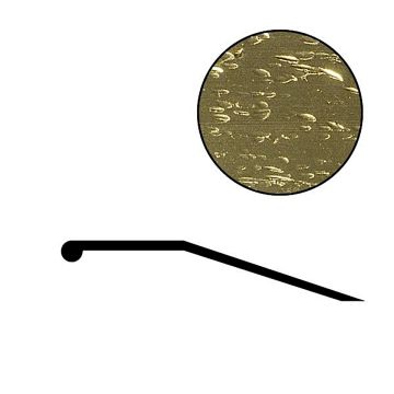 Futura 2" Bright Brass Deluxe Binder Bar, 12' Length