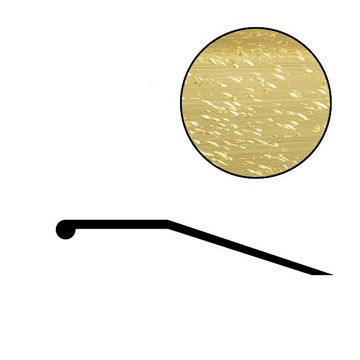 Futura 2" Satin Brass Deluxe Binder Bar, 12' Length
