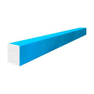 Noble 4 ft. Solid Shower Curb
